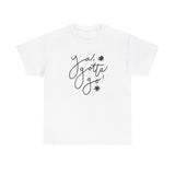 Ya, Gotta Go! Short Sleeve Minimalistic Tee - Playful Saying for Girls on the Go, Fun graphic tee