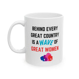 Feminist Women's Ceramic Mug, (11oz, 15oz)
