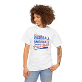 American Pride T-Shirt - Baseball Fan Gift - Enjoy Baseball, America's Favorite Pass Time