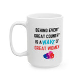 Feminist Women's Ceramic Mug, (11oz, 15oz)
