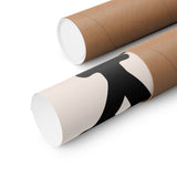 New York City Coffee Lover Poster with I Heart NY Inspired Graphic