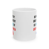 Feminist Women's Ceramic Mug, (11oz, 15oz)