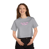 Barbie "Its not me its you" Champion Crop Top for Barbie Movie