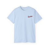 Country Dad Shirt - 'Cowboy Father' in Coors Light Font, Western Theme Tee