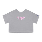 Barbie "Its not me its you" Champion Crop Top for Barbie Movie