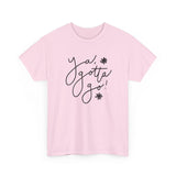 Ya, Gotta Go! Short Sleeve Minimalistic Tee - Playful Saying for Girls on the Go, Fun graphic tee