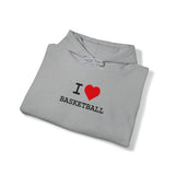 I Heart Basketball Hooded Sweatshirt