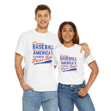 American Pride T-Shirt - Baseball Fan Gift - Enjoy Baseball, America's Favorite Pass Time