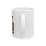 Fall-Themed Ceramic Mug with Charming Autumn Designs, Ceramic Mug, (11oz), Fall Theme, Bow, Western, Gift for Her, Fall Lover