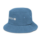 Double Clover Denim bucket hat