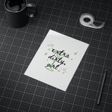 "Extra Dirty Girl" Martini Print