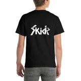 Revised Skids Logo Gildan (6 oz) Short Sleeve (pocket/big back white logo)