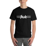 Revised Skids Logo w/ Lines Gildan (6 oz) Short Sleeve (center & white logo)