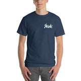 Revised Skids Logo Gildan (6 oz) Short Sleeve (pocket/big back white logo)