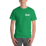 Revised Skids Logo Gildan (6 oz) Short Sleeve (pocket/big back white logo)