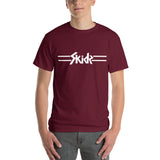 Revised Skids Logo w/ Lines Gildan (6 oz) Short Sleeve (center & white logo)