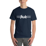 Revised Skids Logo w/ Lines Gildan (6 oz) Short Sleeve (center & white logo)