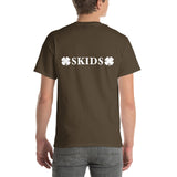 Skids Double Clover Short Sleeve Gildan (6 oz) T-Shirt (Front & Back