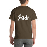 Revised Skids Logo Gildan (6 oz) Short Sleeve (pocket/big back white logo)