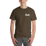 Revised Skids Logo Gildan (6 oz) Short Sleeve (pocket/big back white logo)