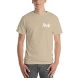 Revised Skids Logo Gildan (6 oz) Short Sleeve (pocket/big back white logo)