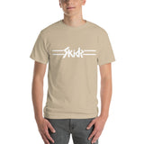 Revised Skids Logo w/ Lines Gildan (6 oz) Short Sleeve (center & white logo)