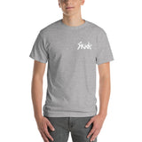 Revised Skids Logo Gildan (6 oz) Short Sleeve (pocket/big back white logo)
