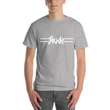 Revised Skids Logo w/ Lines Gildan (6 oz) Short Sleeve (center & white logo)