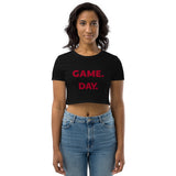Game. Day. Crop Top