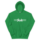 Revised Skids Logo w/ Lines Gildan Hoodie (center white logo)
