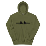 Revised Skids Logo w/ Lines Gildan Hoodie (center logo)
