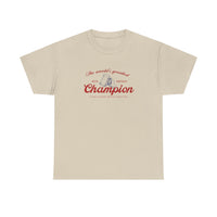 Vintage Beer Style T-Shirt: The World's Greatest Beer Drinkin' Champion - Perfect for Fourth of July, Father's Day, Life of Party Gift