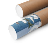 Chill Vibes Poster, Beach Wall Art, Matte Vertical Print, Summer Decor, Relaxation Theme Art, Gift for Beach Lovers, Home Decor