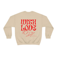 WITH LOVE, XO DZ Crewneck Sweatshirt