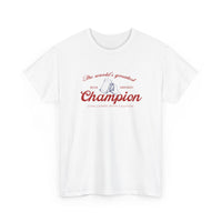 Vintage Beer Style T-Shirt: The World's Greatest Beer Drinkin' Champion - Perfect for Fourth of July, Father's Day, Life of Party Gift