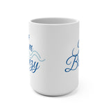 I’m Breezy 15oz Ceramic Mug — Coastal Script Coffee Cup