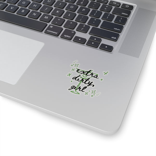 Extra Dirty Martini Kiss-Cut Sticker