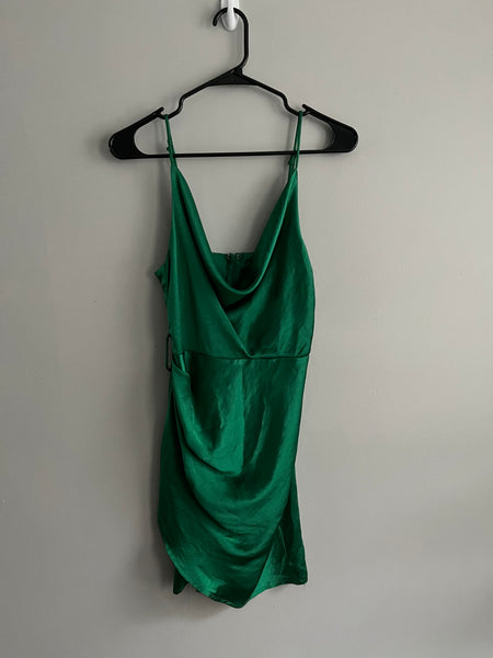 green emerald velvet dress Cherished Moments Dress Emerald / Small main image 0