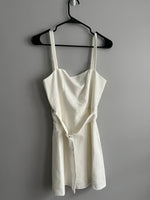 French Connection White Dress with Buckle