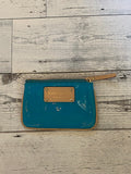 Teal Kate Spade Zipper Card Holder /Coin Purse