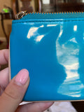 Teal Kate Spade Zipper Card Holder /Coin Purse