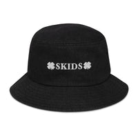 Double Clover Denim bucket hat