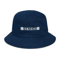 Double Clover Denim bucket hat