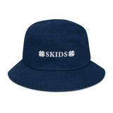 Double Clover Denim bucket hat
