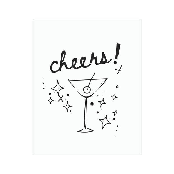 Cheers to the 'tini! Print