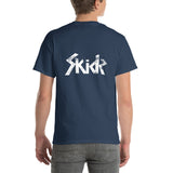 Revised Skids Logo Gildan (6 oz) Short Sleeve (pocket/big back white logo)