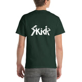 Revised Skids Logo Gildan (6 oz) Short Sleeve (pocket/big back white logo)