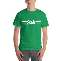 Revised Skids Logo w/ Lines Gildan (6 oz) Short Sleeve (center & white logo)