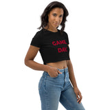 Game. Day. Crop Top