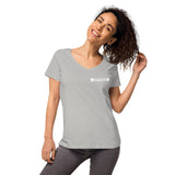 Skids Double Clover Women’s fitted v-neck t-shirt